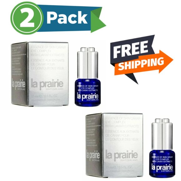 Branded Other - La Prairie Caviar Eye Complex 0.5oz Duo Pack Anti-Aging Dark Circles Treatment